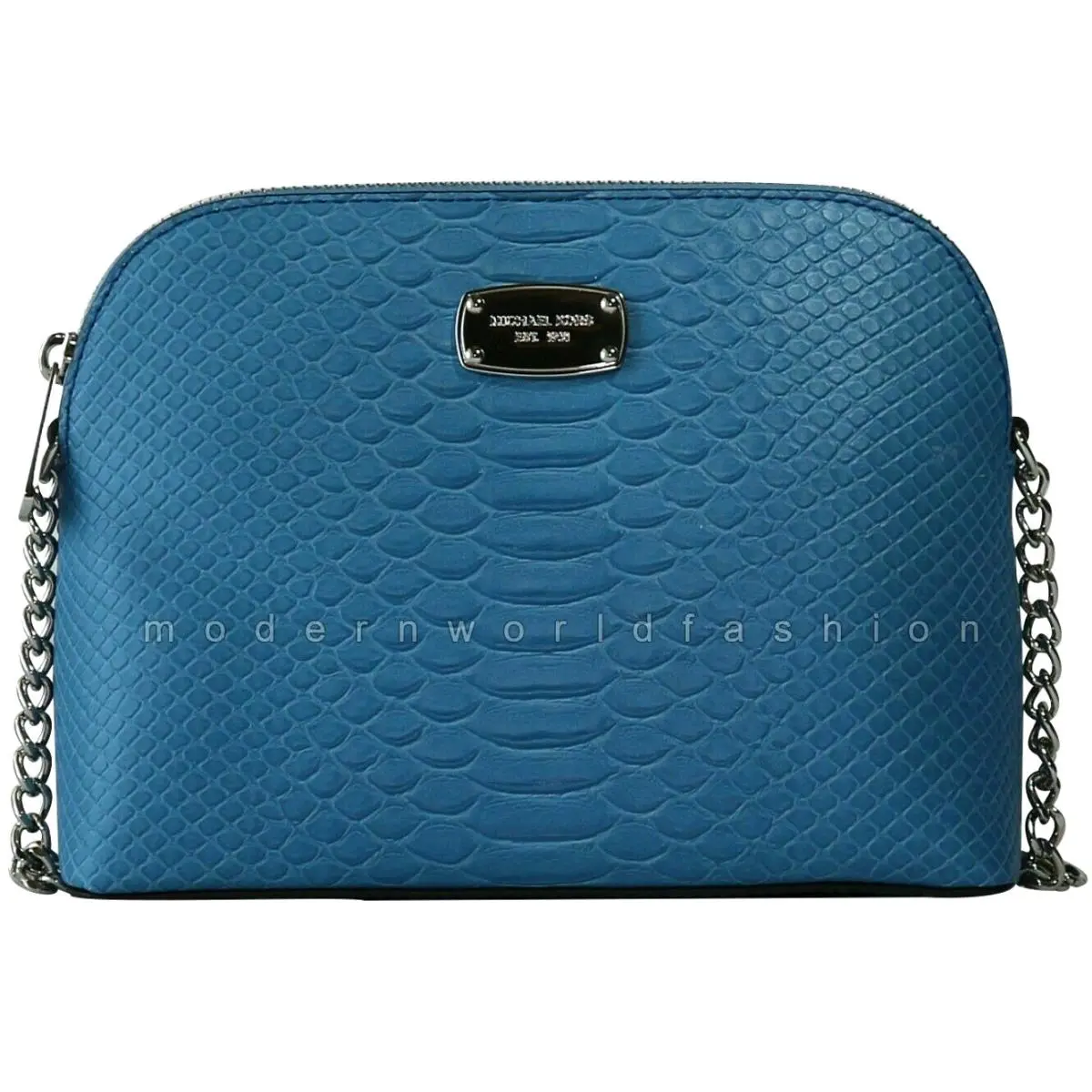 Michael Kors Cindy Large Dome Crossbody Shoulder Bag Sky Blue