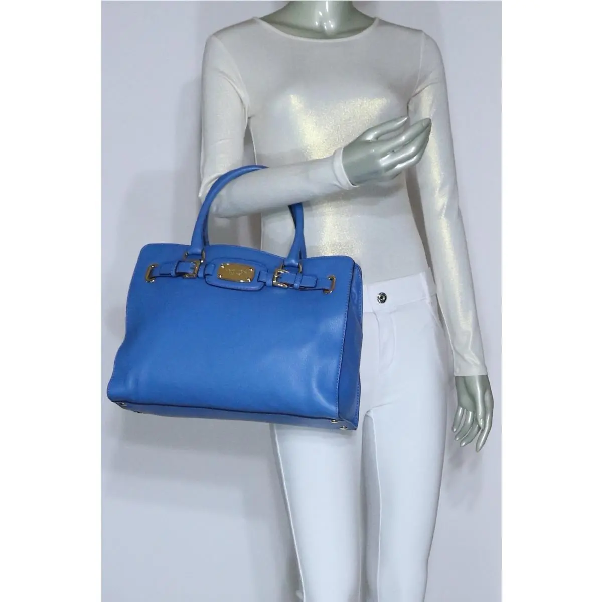 Michael Kors  bag  - Michael Kors Hamilton - Hamilton - Heritage Blue, Lining: Beige, Exterior: Heritage Blue