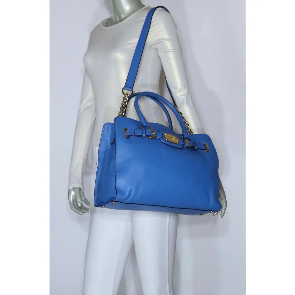 Michael Kors  bag  - Michael Kors Hamilton - Hamilton - Heritage Blue, Lining: Beige, Exterior: Heritage Blue