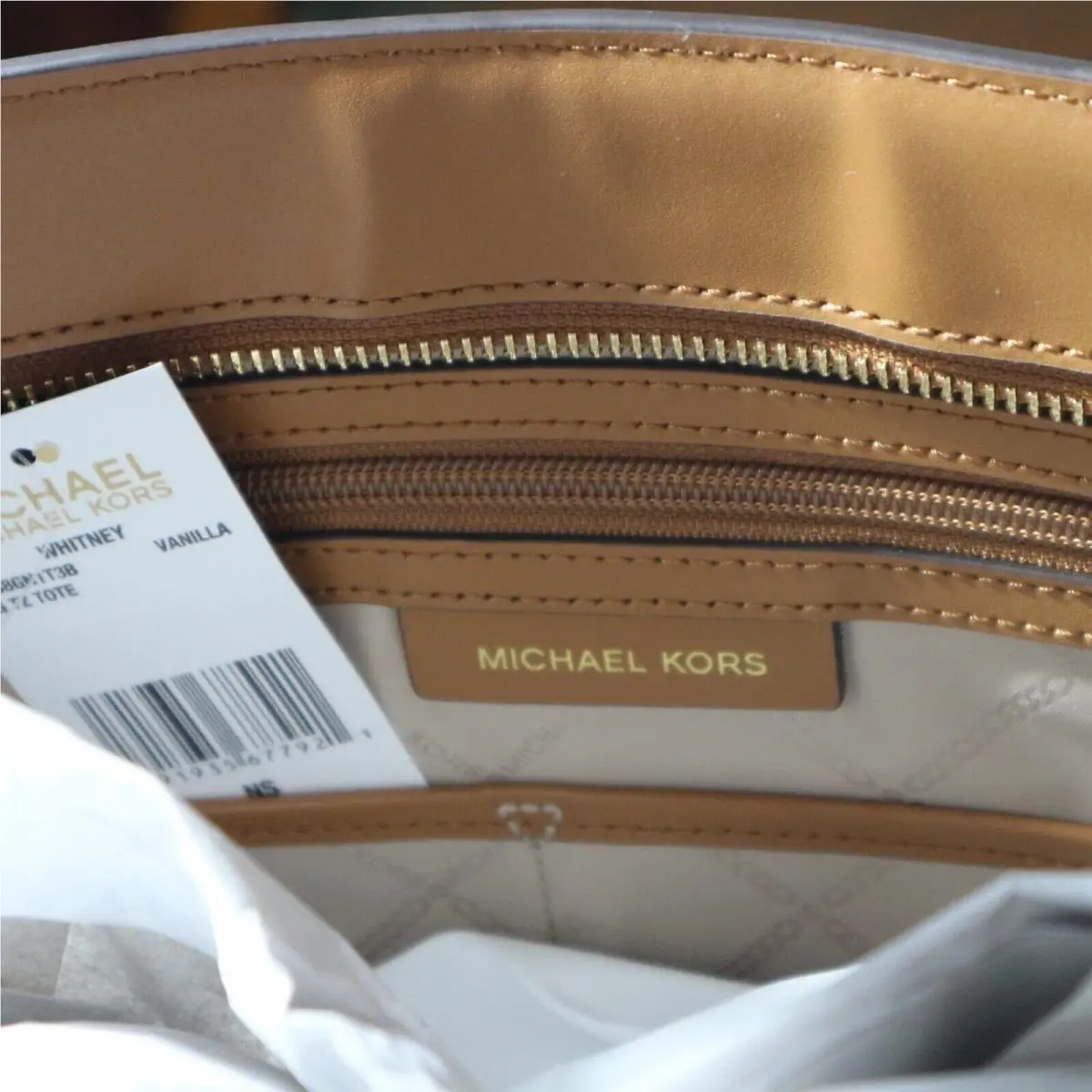 Michael Kors  bag  - Michael Kors Whitney - Whitney - 30S8GN1T3B - Acorn, Handle/Strap: Multi, Hardware: Gold