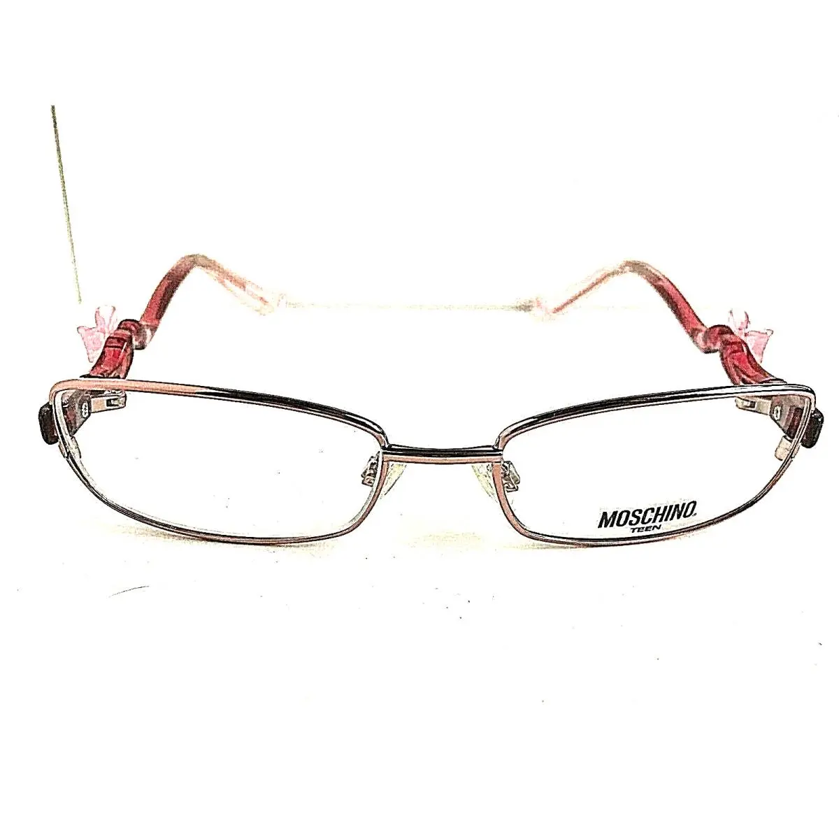 Moschino Girls MO 093-04 E64 49mm Gold/pink W/bow Girls Eyeglasses Frame