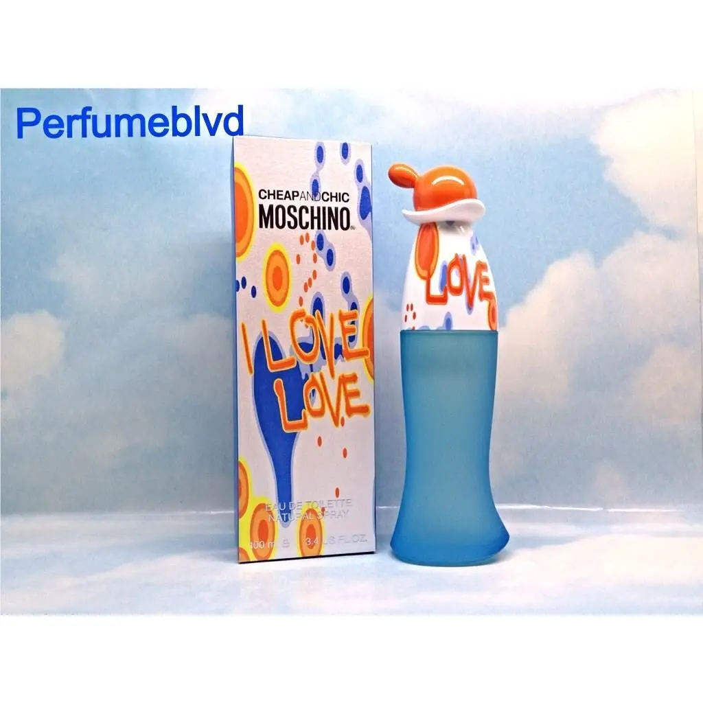 I Love Love Moschino 3.4 Fl.oz 100 ML Eau DE Toilette Spray Women Box