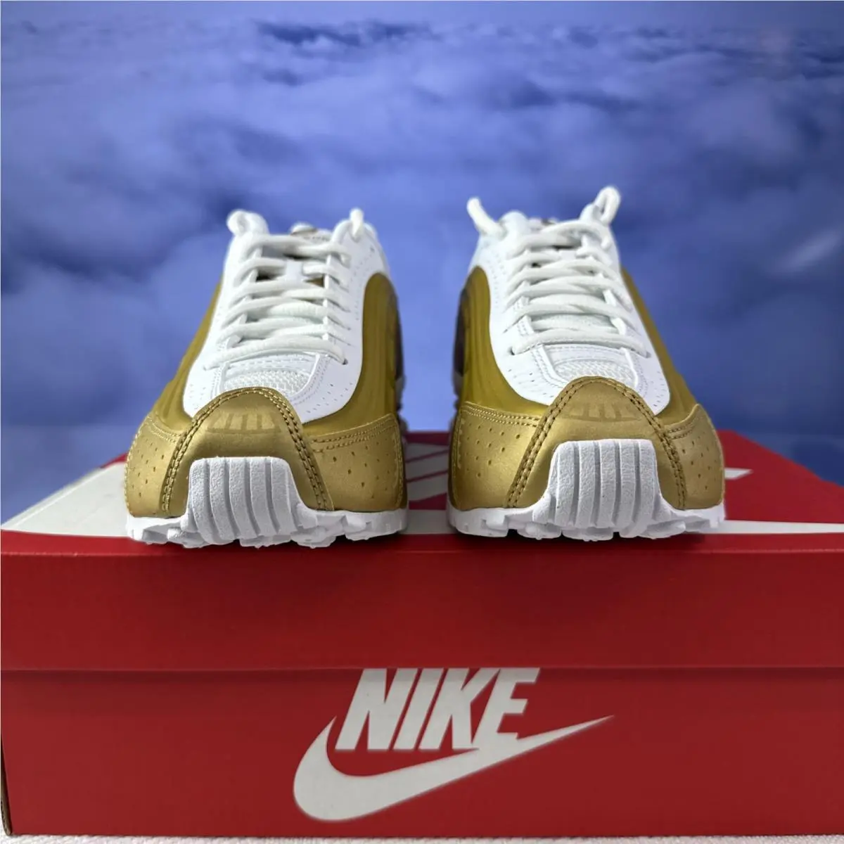 Nike shoes - Nike Shox R4 - Shox - CW2626-700 - Gold (UPC: 0198484277565) 1