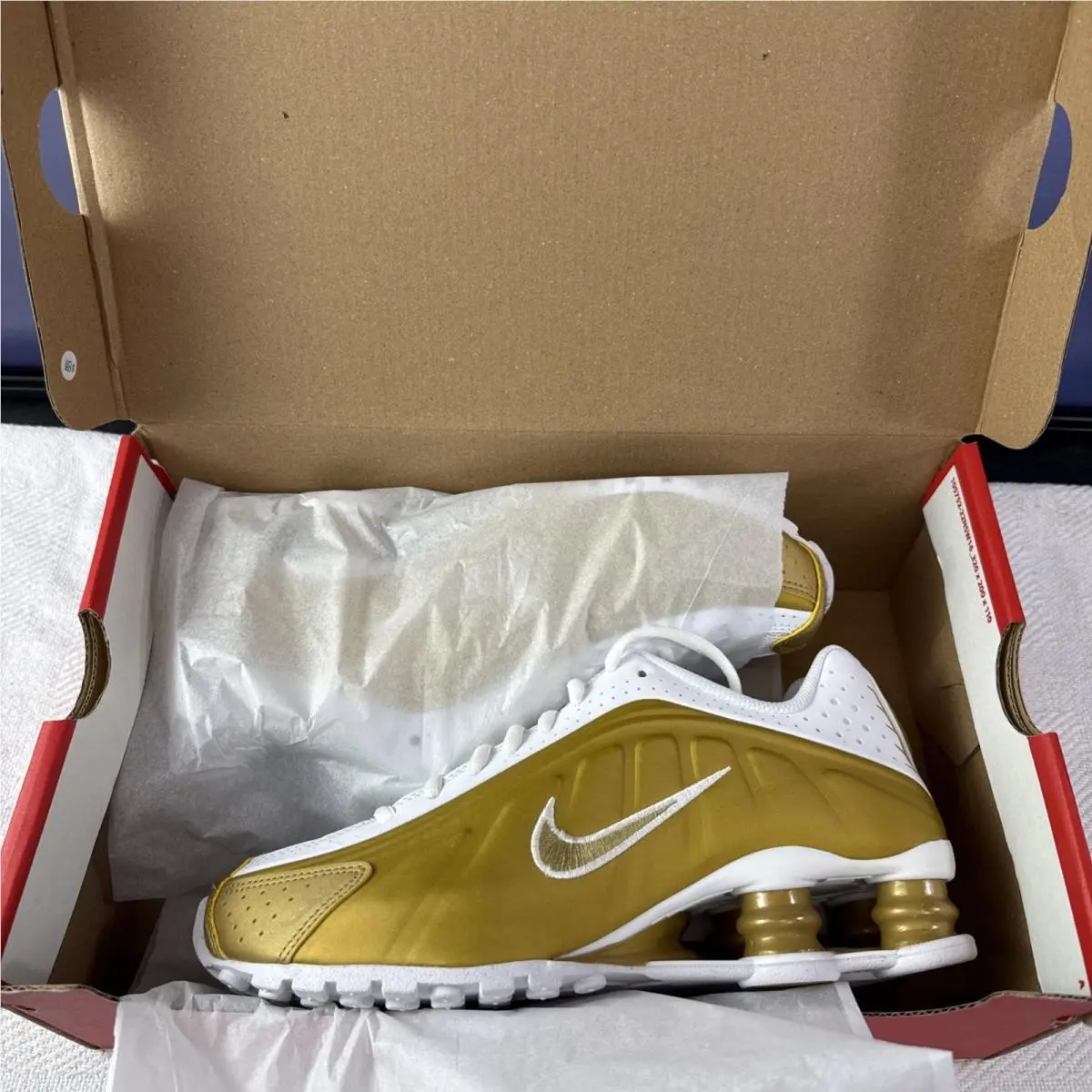 Nike shoes - Nike Shox R4 - Shox - CW2626-700 - Gold (UPC: 0198484277565) 7