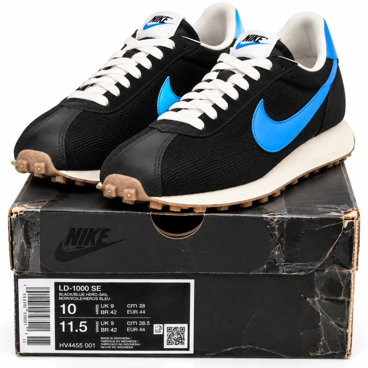 Nike LD-1000 SE Men`s 10 Women`s 11.5 Black Blue Hero Sail Sneakers HV4455-001