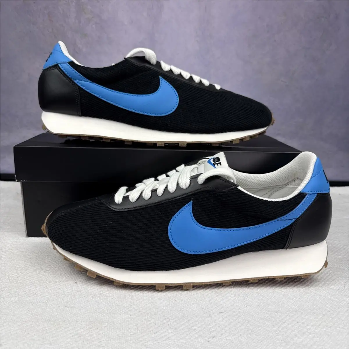 Nike LD-1000 SE Black Blue Hero Sail Mens 12 Retro Running Shoes HV4455-001