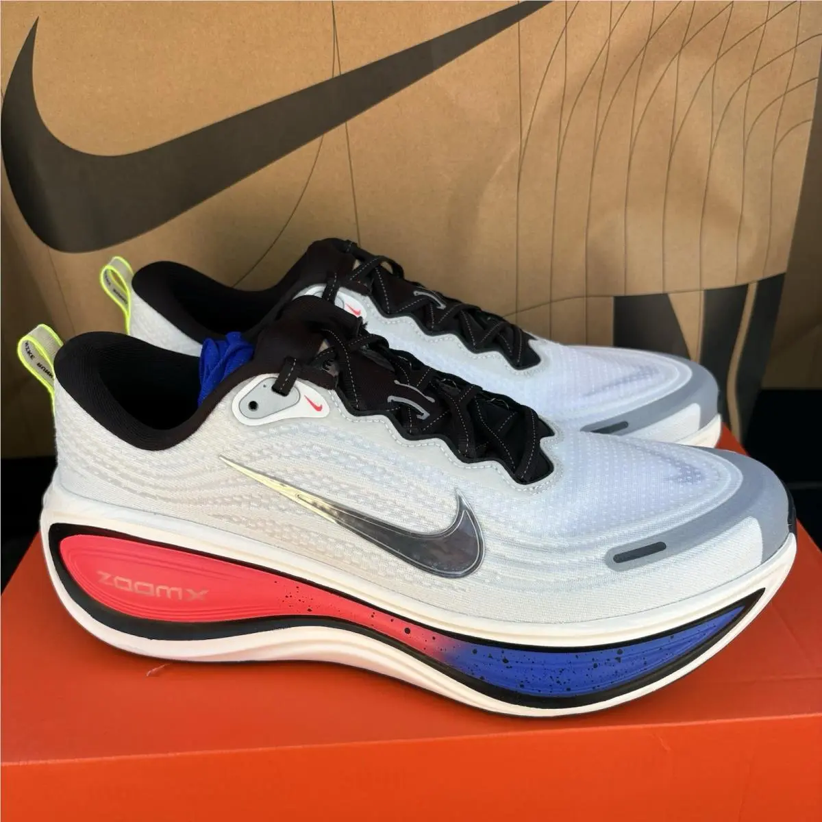Nike Vomero Plus White/silver/racer Blue Nby IR2984-100 Men Size 8
