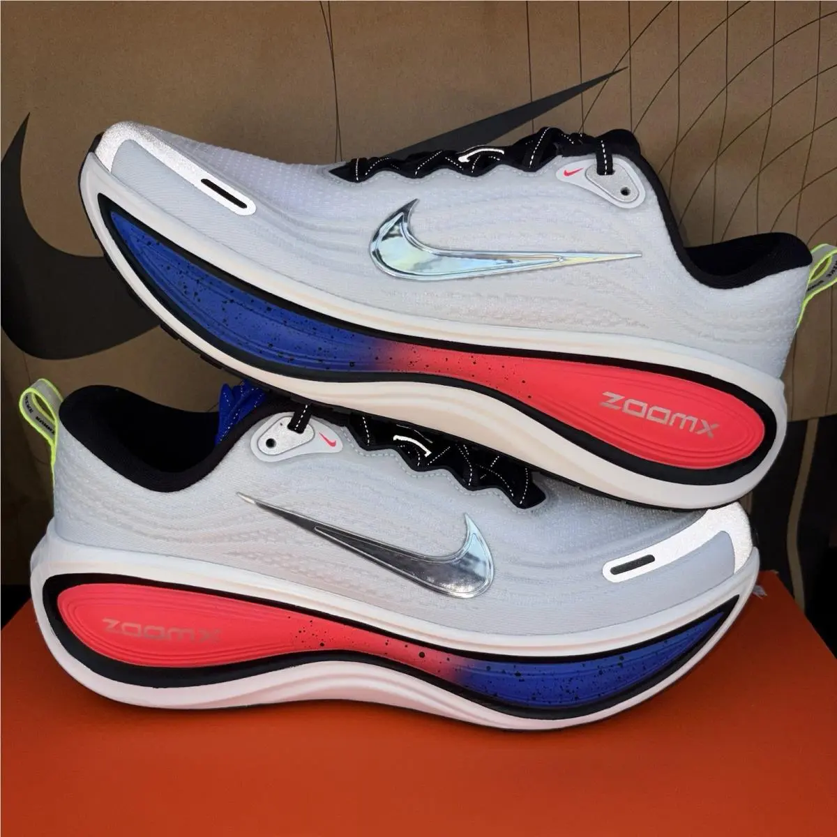 Nike shoes - Nike Vomero Plus - Vomero Plus - IR2984-100 - White/Metallic Silver/Racr Blu 0
