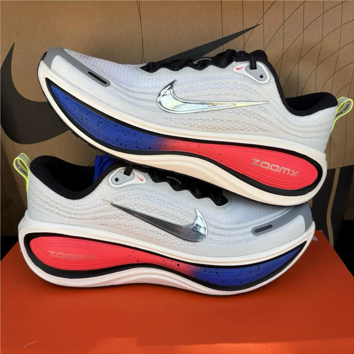 Nike shoes - Nike Vomero Plus - Vomero Plus - IR2984-100 - White/Metallic Silver/Racr Blu 1
