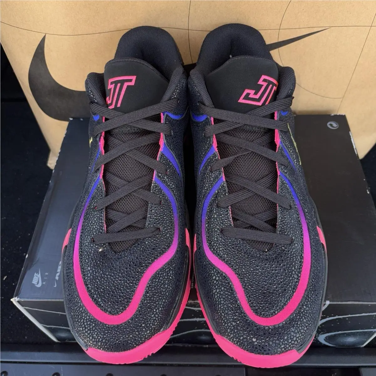 Nike shoes - Air Jordan 4 - Air - IR0073 003 - Black/Pink-Purple (UPC: 00198728317019) 2