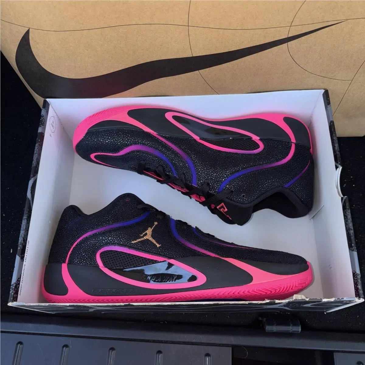 Nike shoes - Air Jordan 4 - Air - IR0073 003 - Black/Pink-Purple (UPC: 00198728317019) 5