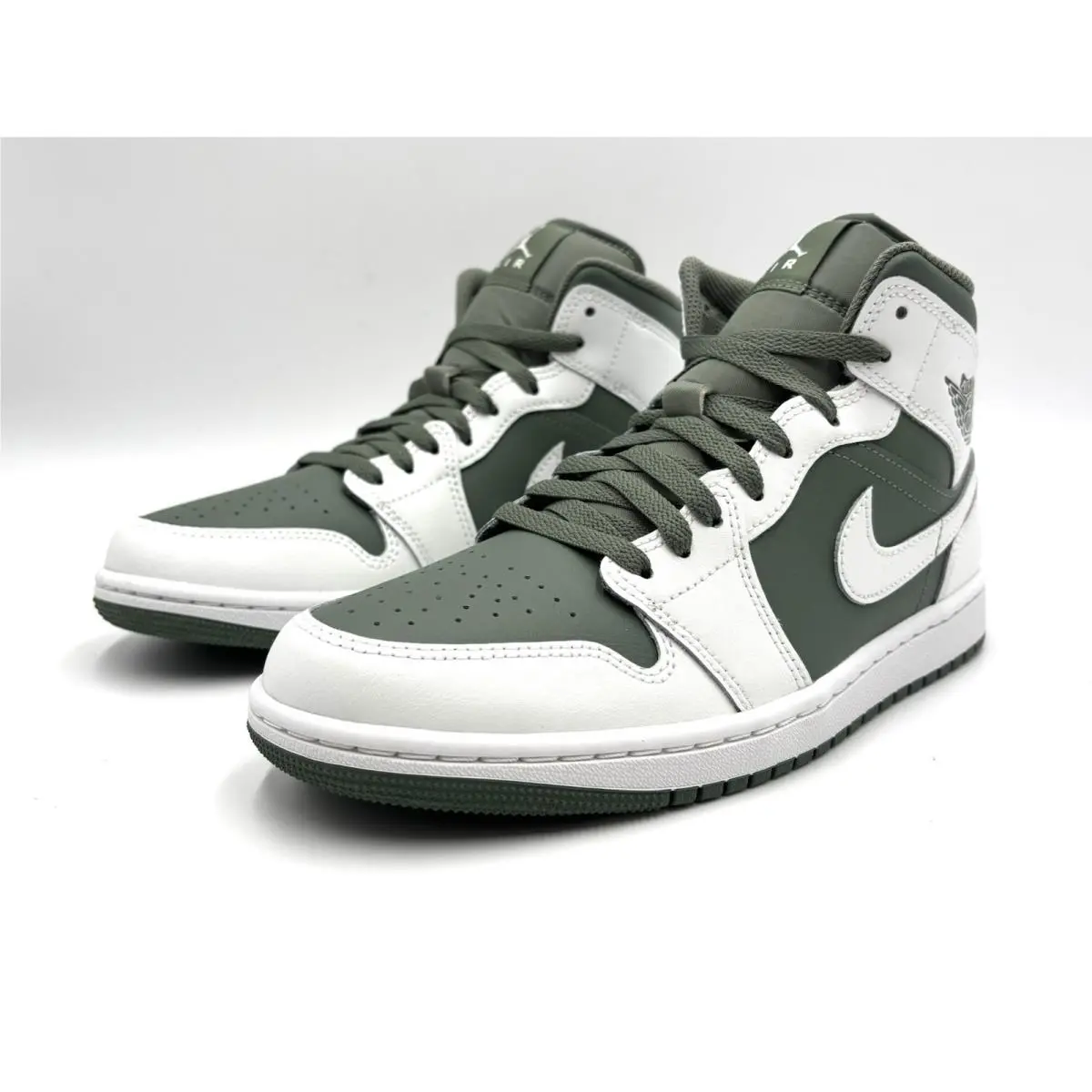 Nike Air Jordan 1 Mid Summit White Vintage Lichen DQ8426-107 Men’s Size 11.5