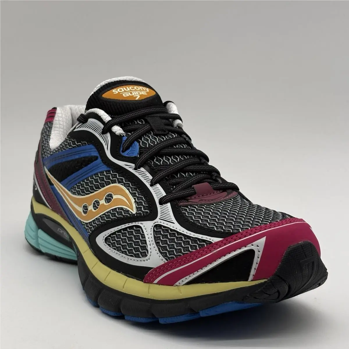 Nike Saucony Progrid Guide 7 Black Multicolored S70936 35 Mens Size 9 Sneakers