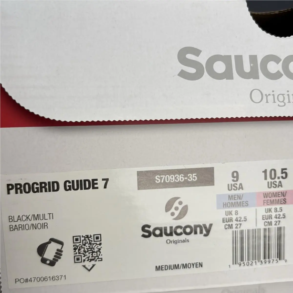 Nike shoes - Saucony ProGrid Guide 7 - Saucony ProGrid Guide - S70936-35 - Black 6