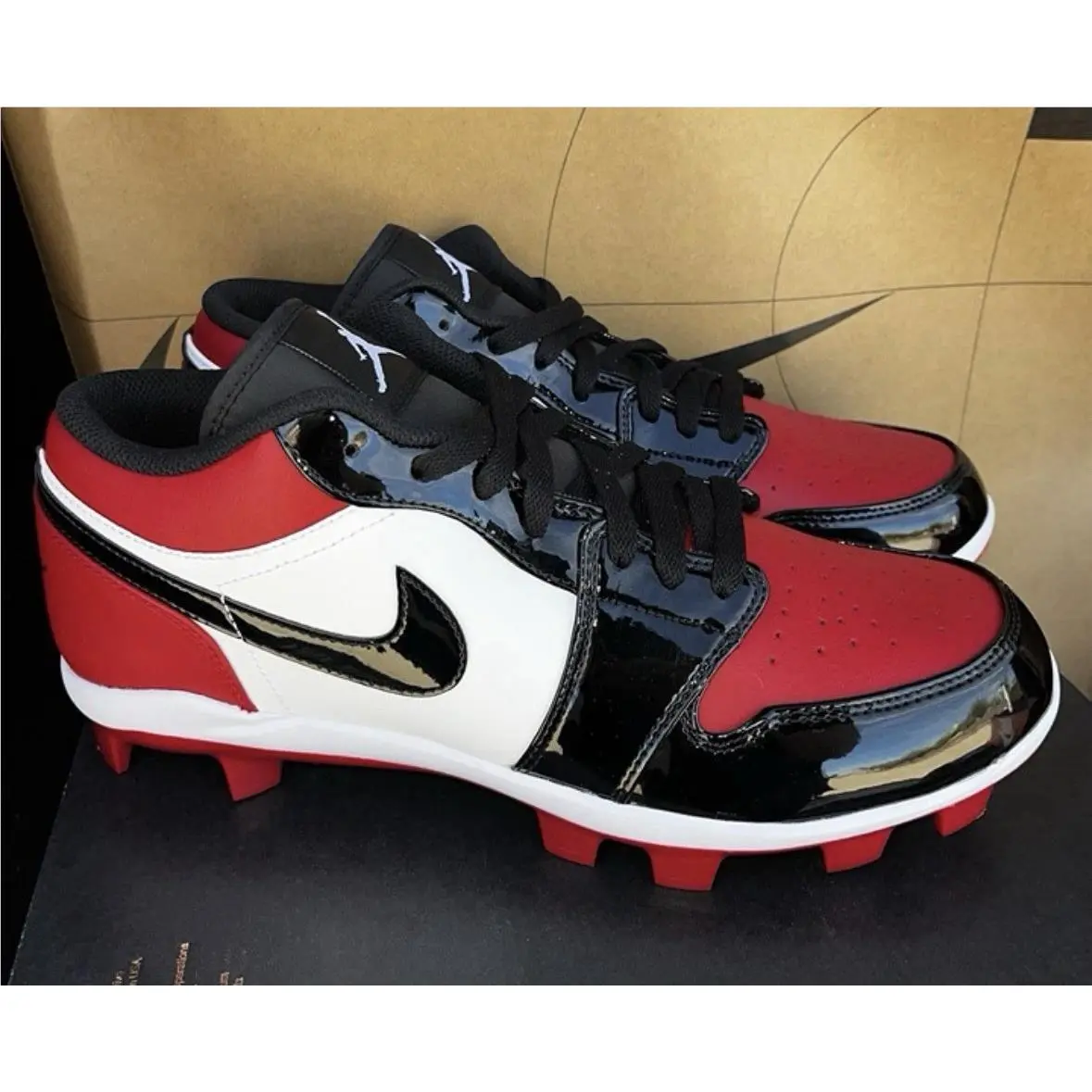 Air Jordan 1 Retro Mcs Low Baseball Cleats Nby CJ8524-600 Men Size 10.5 by Nike