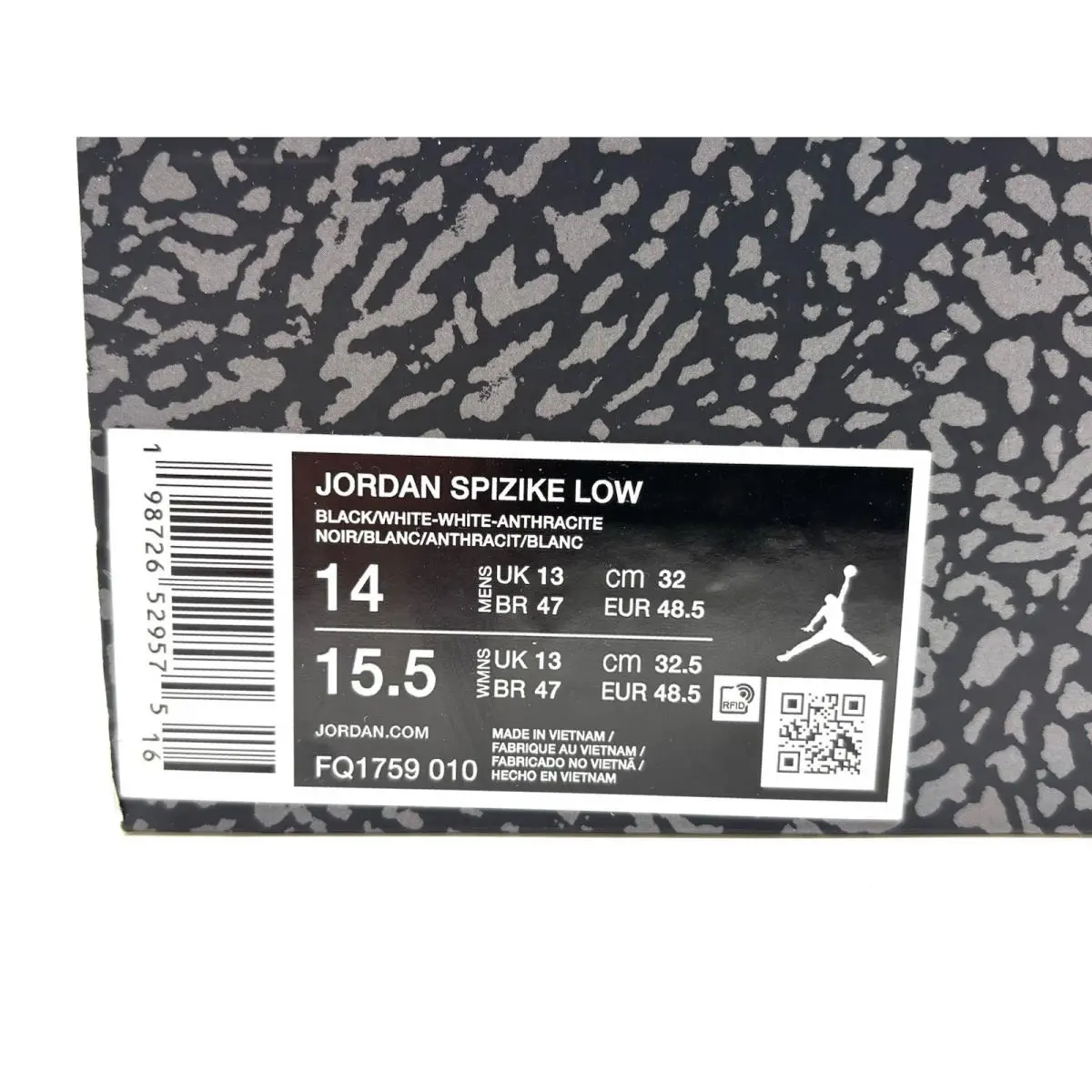 Nike shoes - Jordan Spizike - Spizike - FQ1759-010 - Black 10