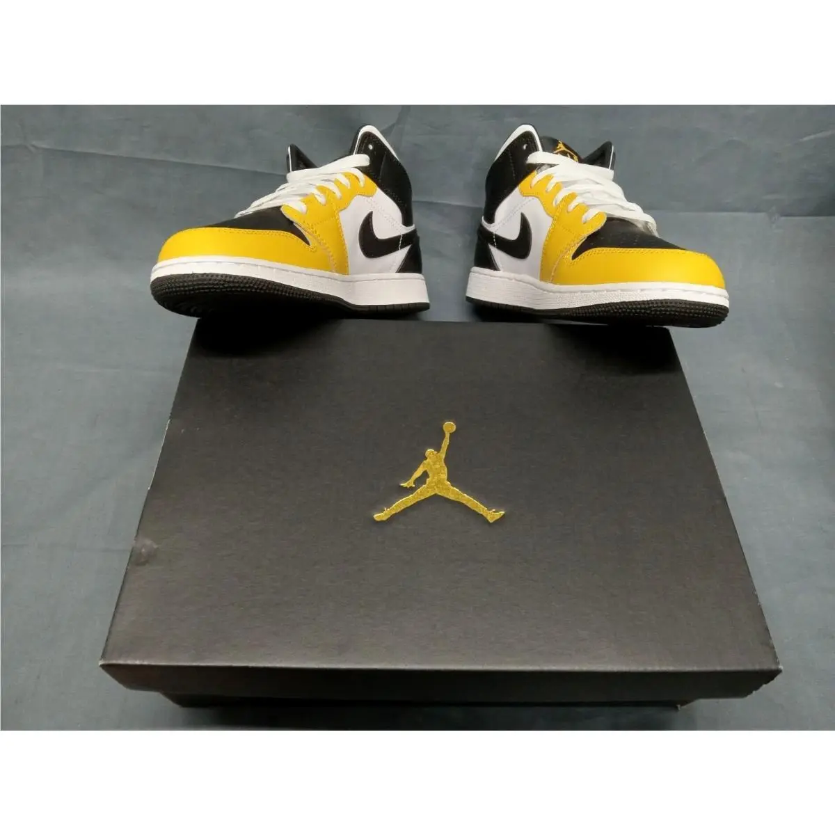 Nike shoes - Jordan Air 1 Mid GS - DQ8423 701 - Black (UPC: 196975667260) 10