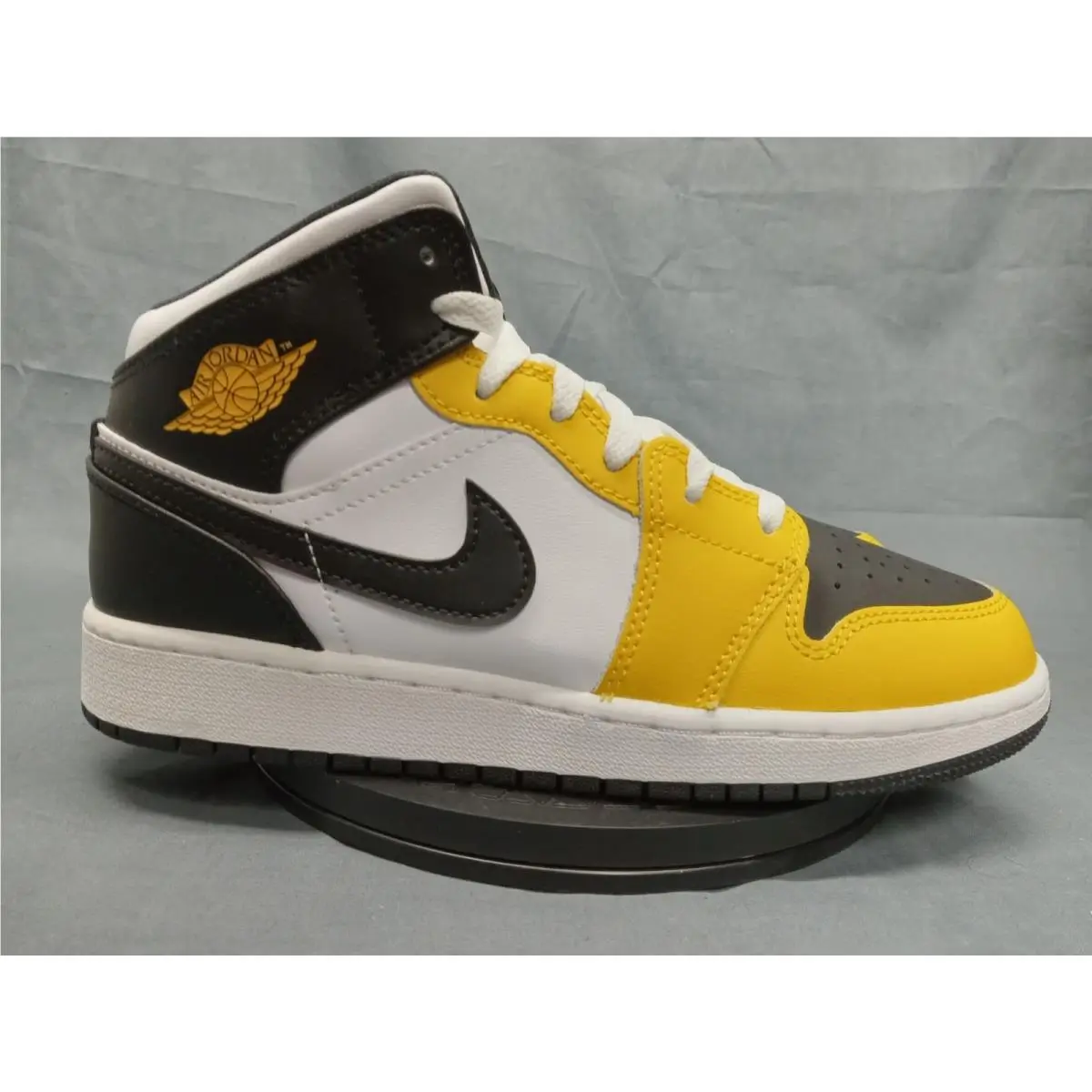 Nike shoes - Jordan Air 1 Mid GS - DQ8423 701 - Black (UPC: 196975667260) 7