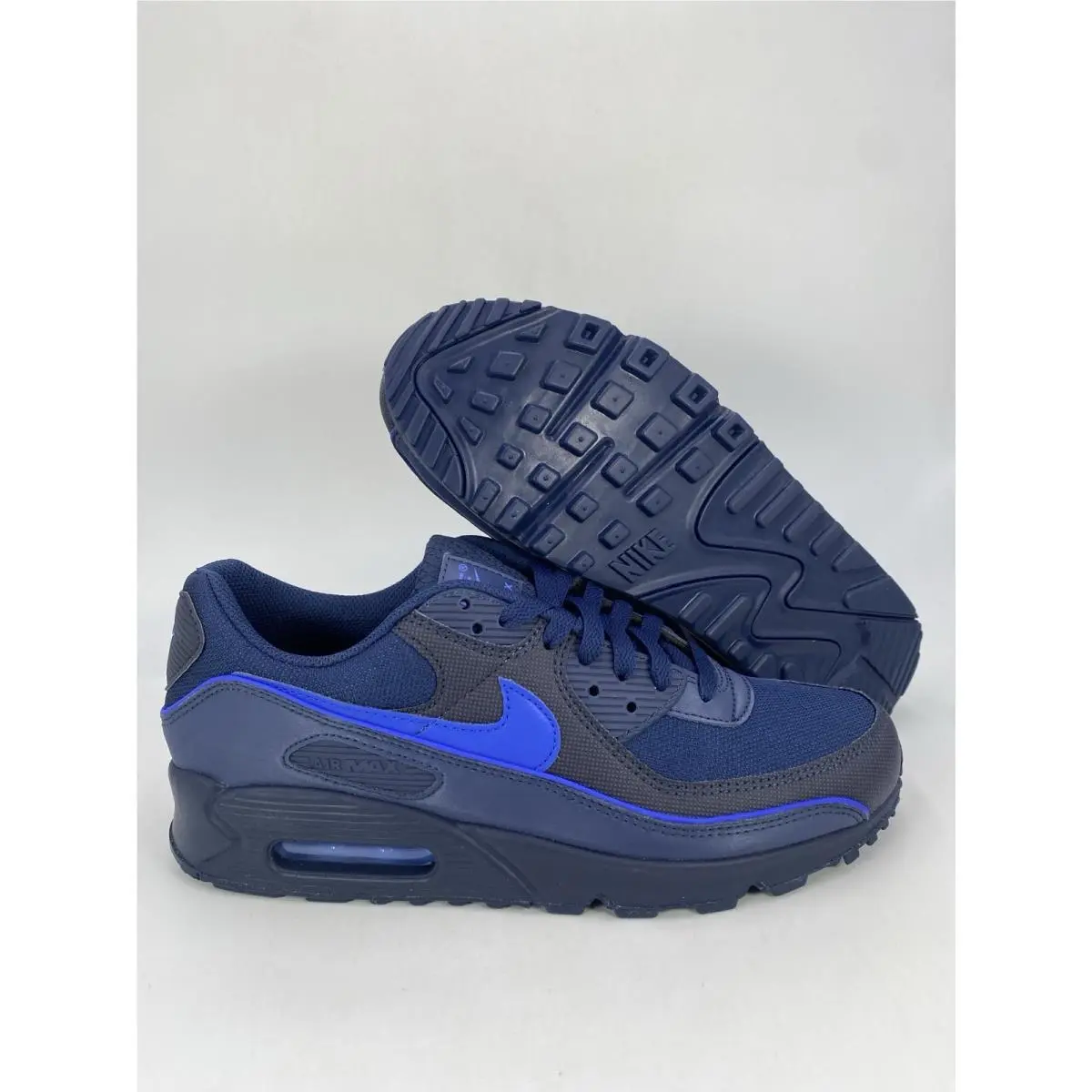 Nike Air Max 90 Prm Midnight Navy Racer Blue HV4517 400 Men`s Size 11.5