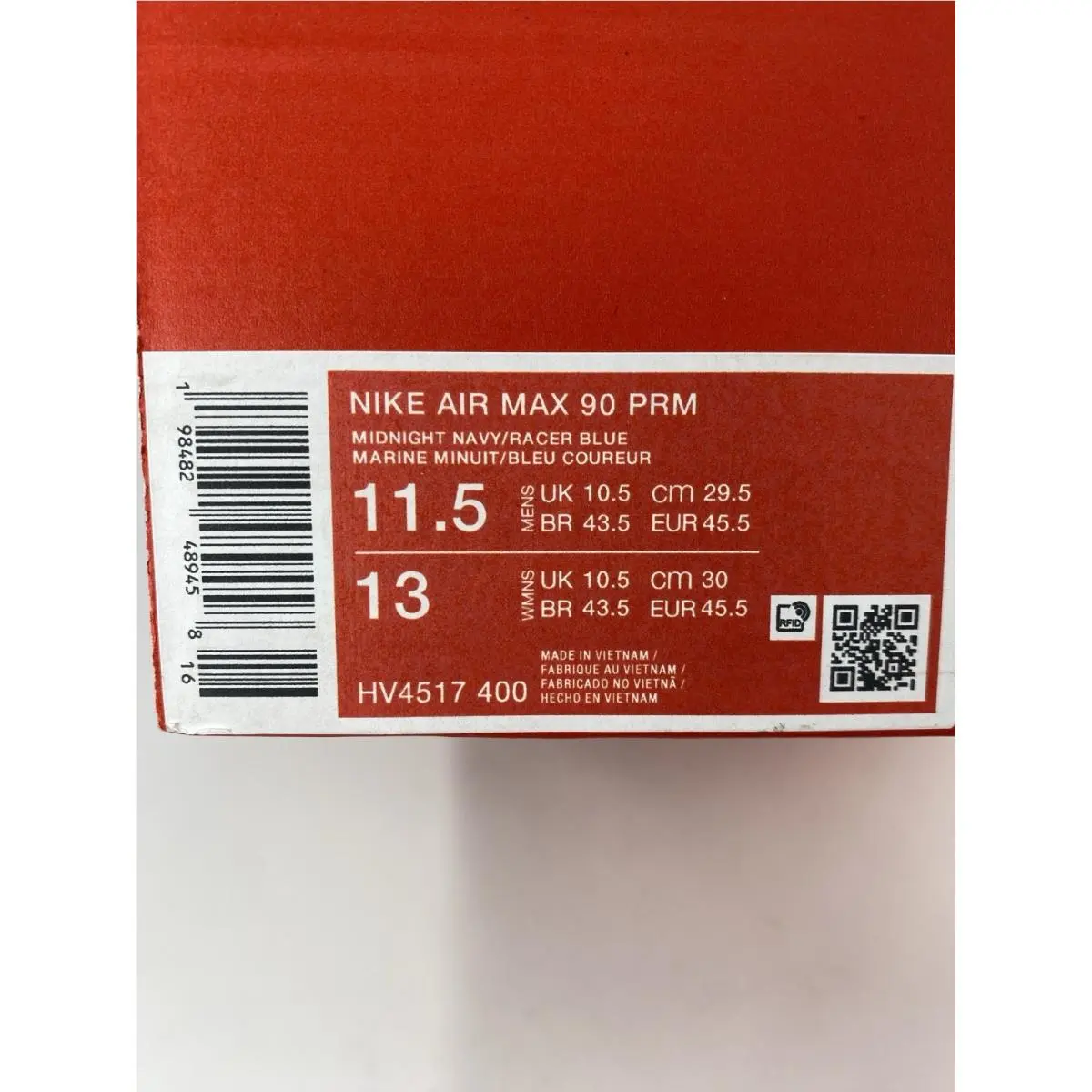 Nike shoes - Nike Air Max 90 - Air Max - HV4517 400 - Blue (UPC: 198482489458) 8