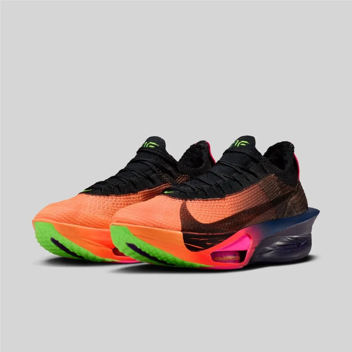 Nike Air Zoom Alphafly Next% 3 Glam Women`s Size 9.5 Shoes IO9559-800 Multicolor