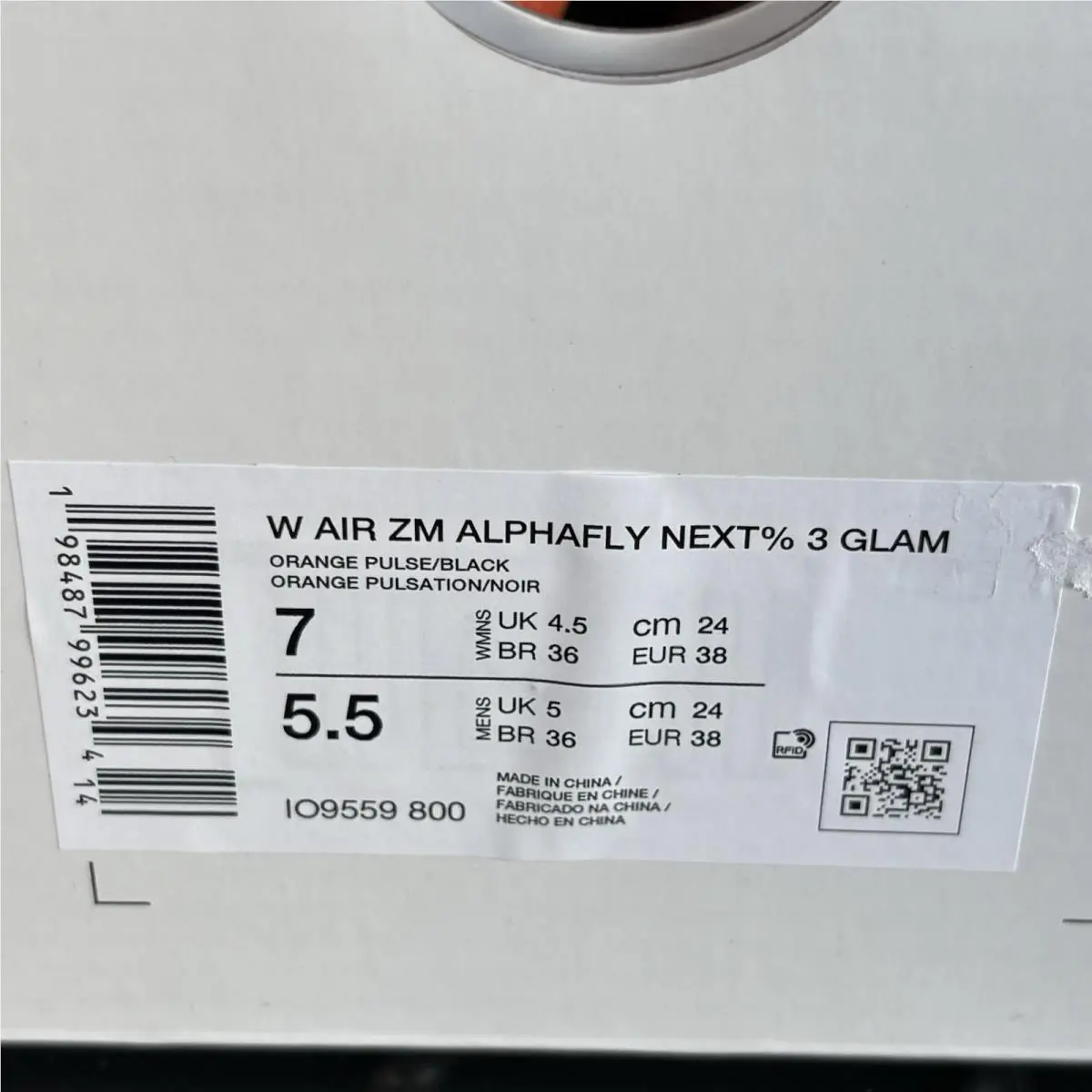 Nike shoes - Nike Air Zoom Alphafly Next% 3 Glam (Women`s) - IO9559-800 - Multicolor 6