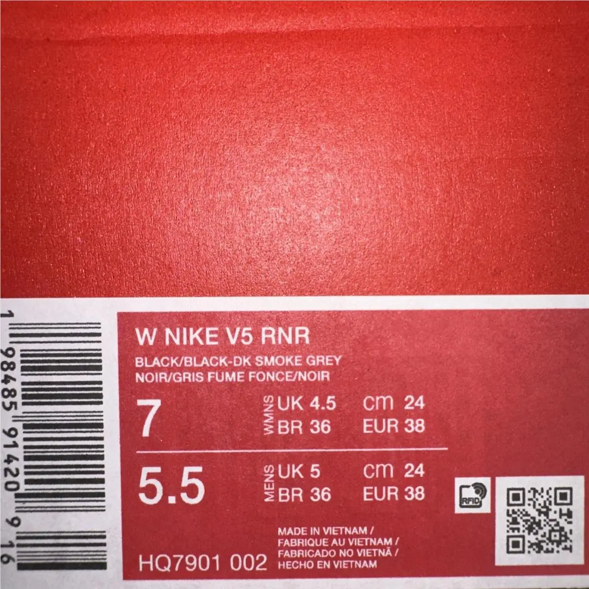Nike shoes - Nike V5 RNR - RNR - HQ7901-002 - Black 4