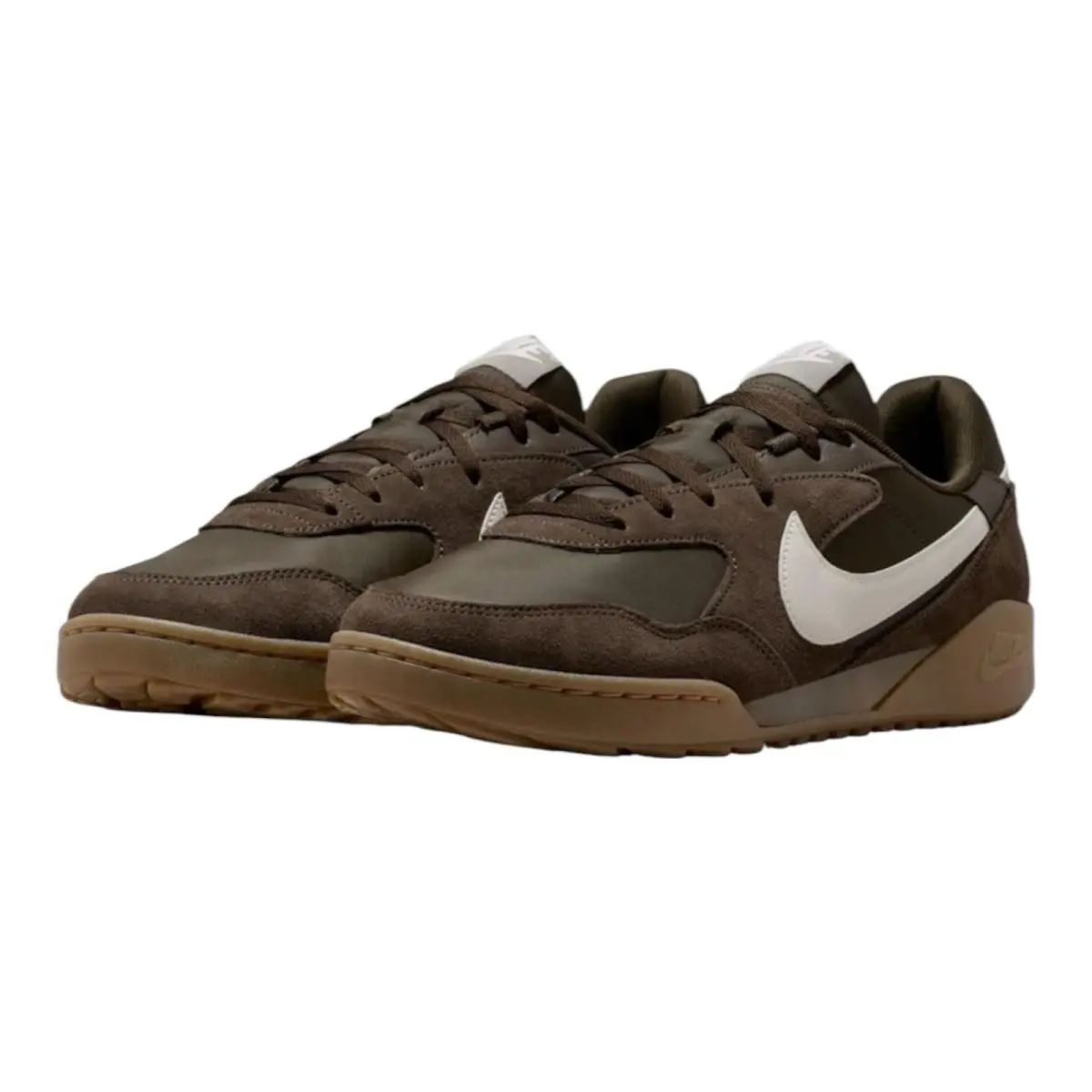 Nike Terra Manta Suede Men`s Casual Shoes Sportswear IB7254-201 Size 10.5 - Dark Hazel / Coconut Milk / Brown