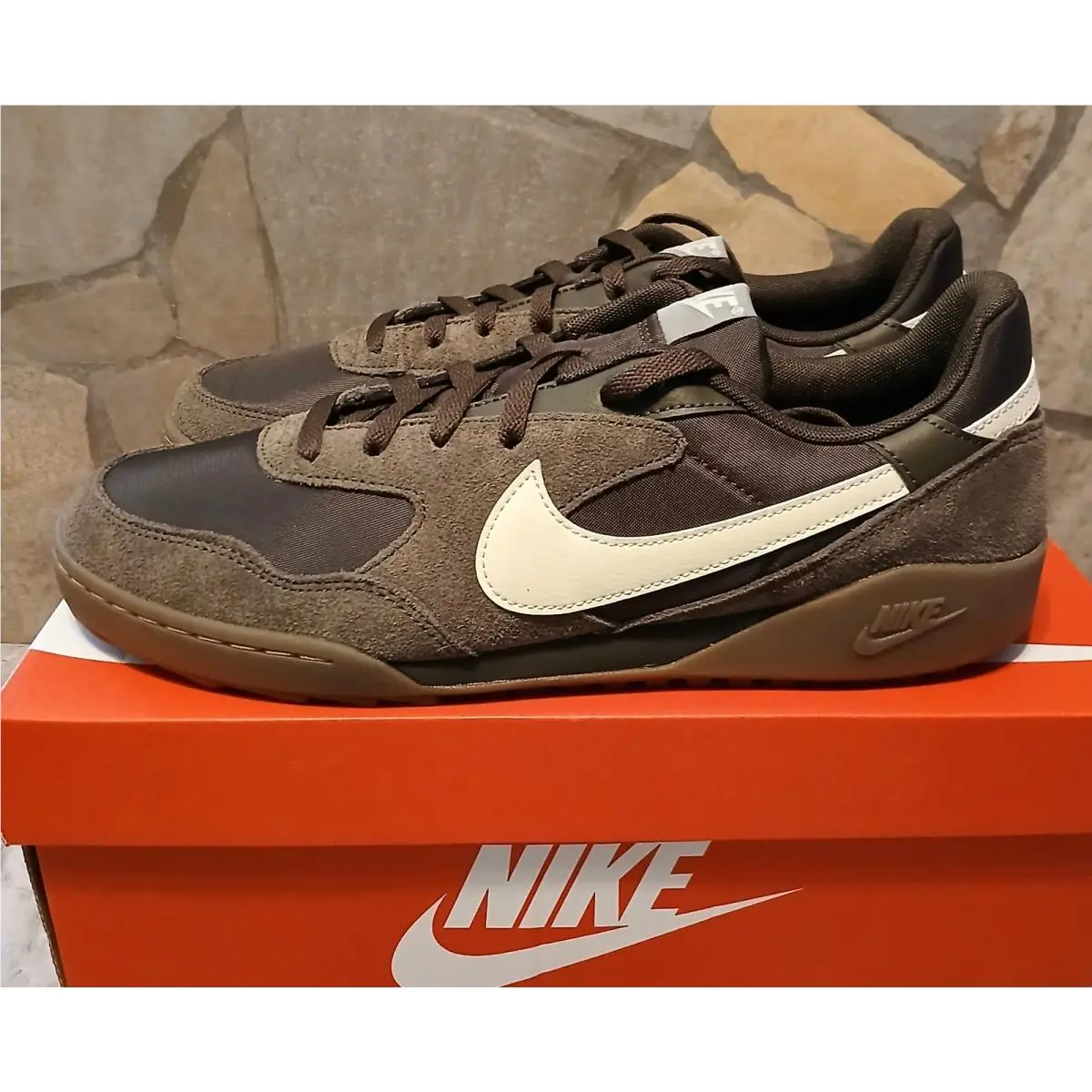 Nike Terra Manta Sde Sneakers Mens 11 Dark Hazel Coconut Milk Suede IB7254-201 - Brown