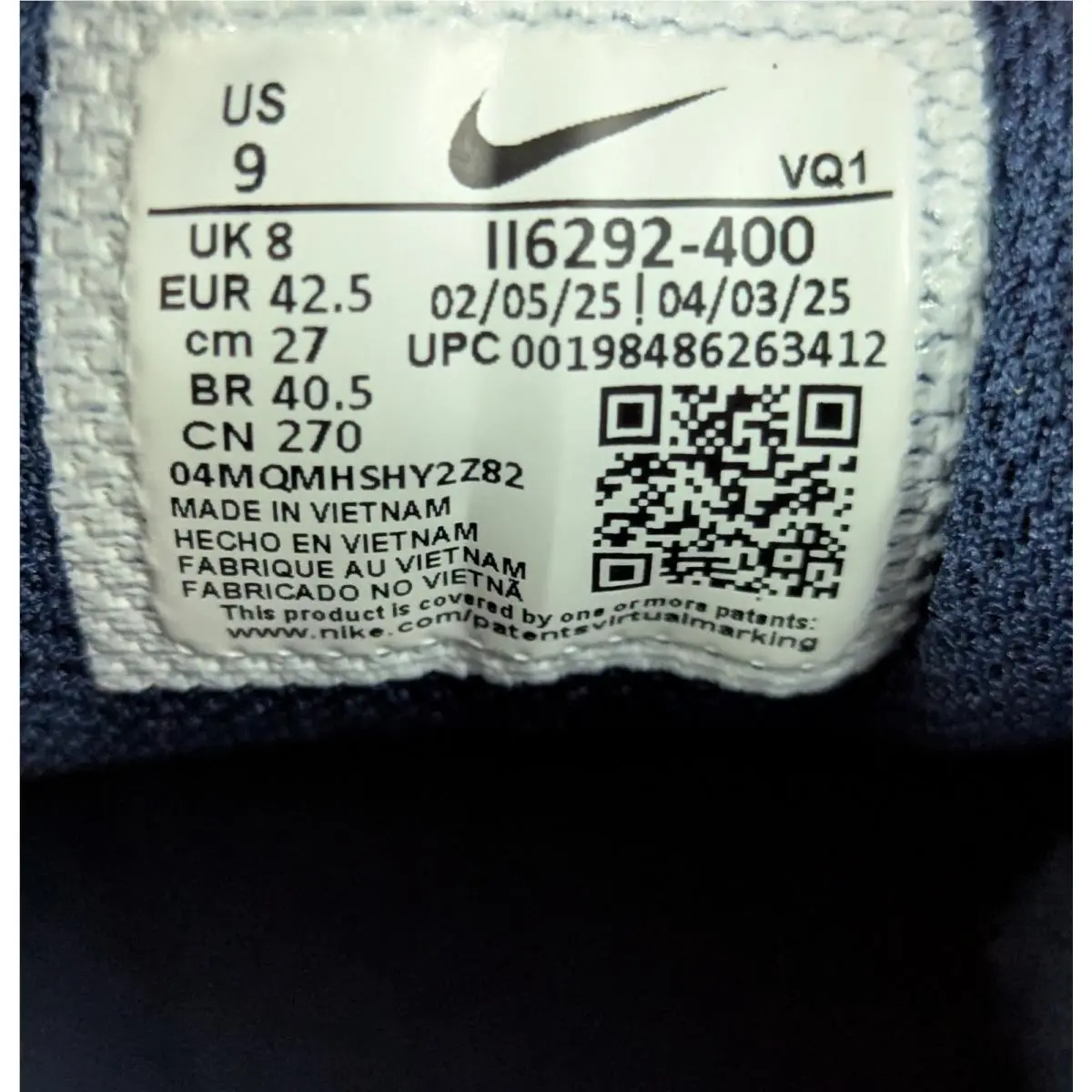 Nike shoes - Nike V5 RNR - RNR - II6292-400 - Blue (UPC: 198486263412) 4