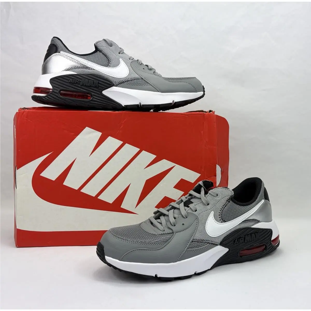 Nike Air Max Excee CD4165-009 Sneakers Shoes Particle Grey/black Men`s 10.5