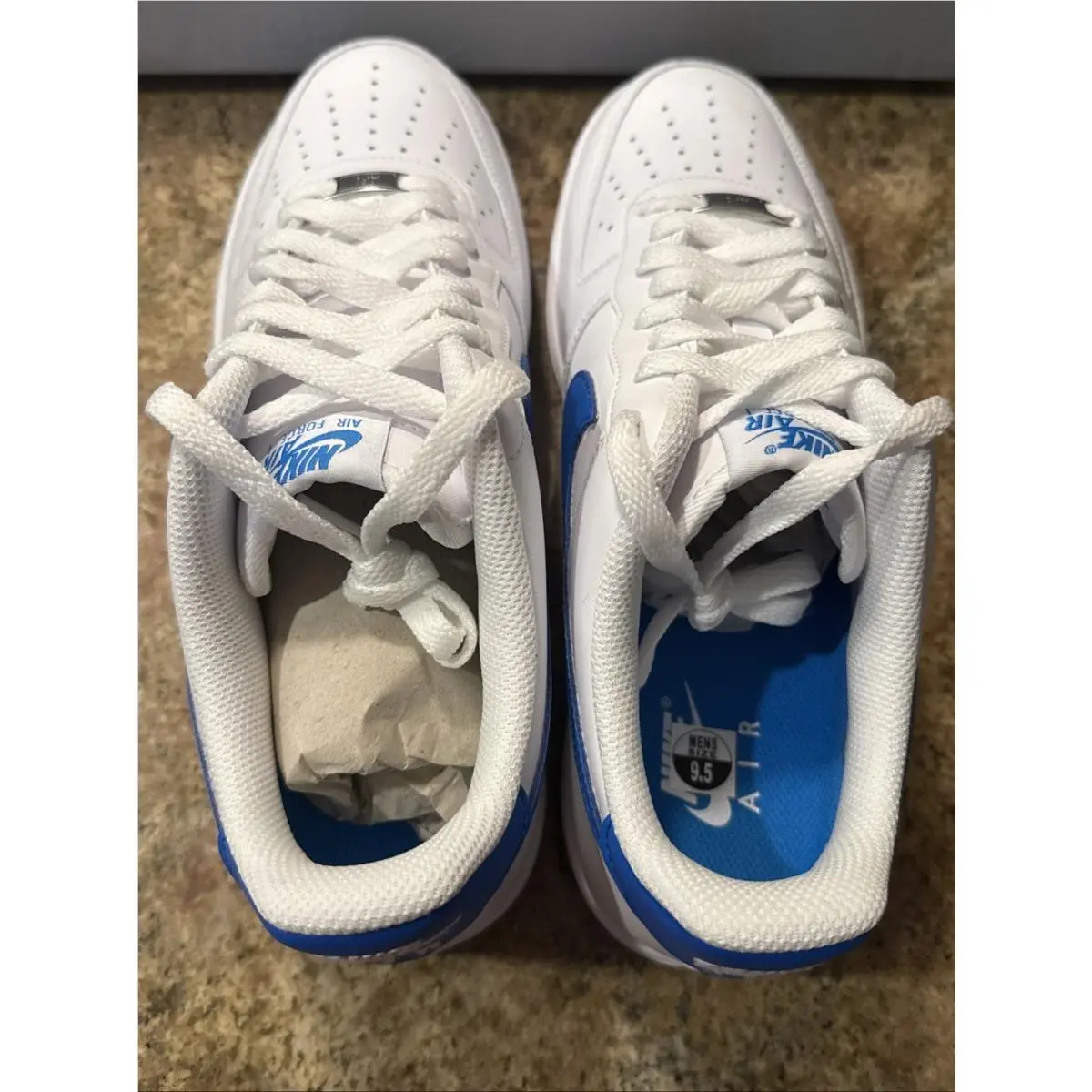 Nike shoes - Nike Air Force 1 - Air Force - FJ4146-103 - White, Manufacturer: White/White/Photo Blue 3