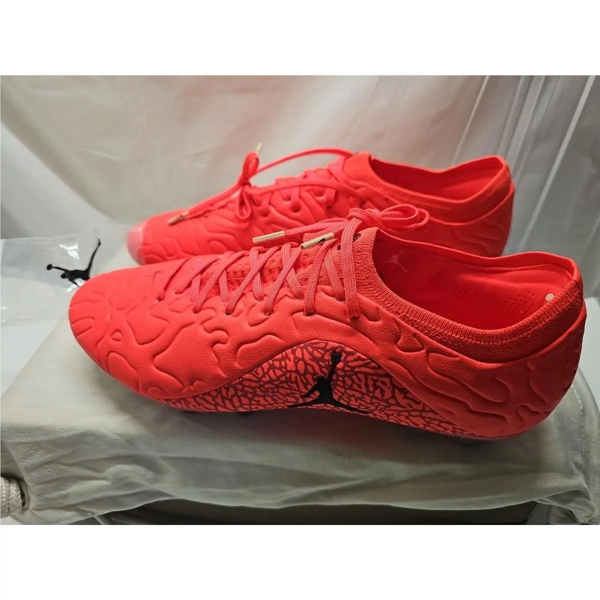 Air Jordan Tiempo Maestro Elite FG Infrared Soccer Cleats Sz 8.5 IF4126-600