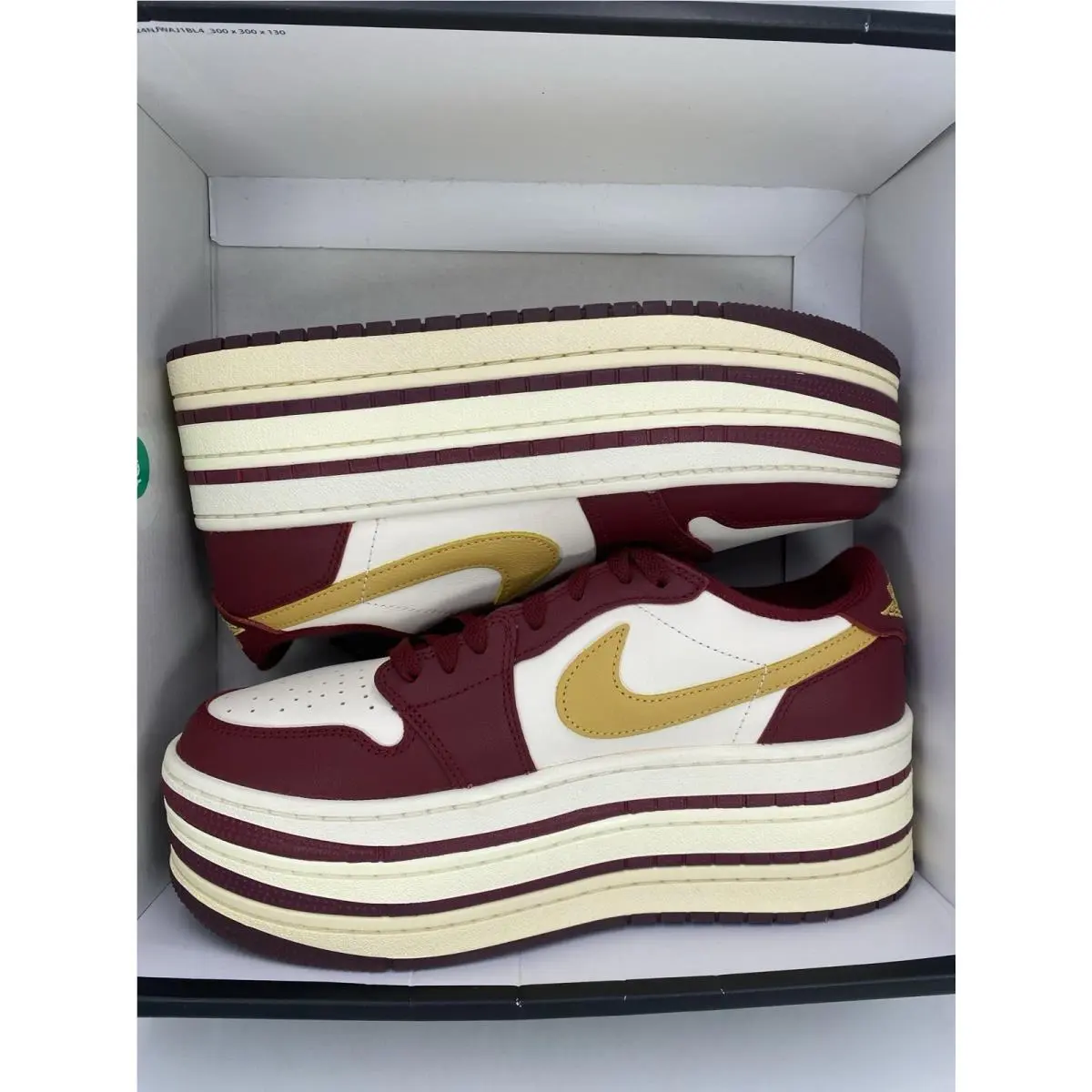 Nike shoes - Nike Air Jordan 1 - Air - HV8288 600 - Team Red/Sanded Gold (UPC: 198726636181) 7