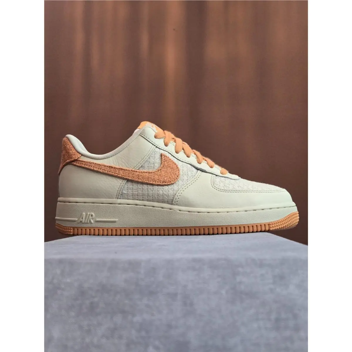 Nike Air Force 1 `07 Jute Weave Coconut Milk Copper Moon IB7944-113 Women`s 8