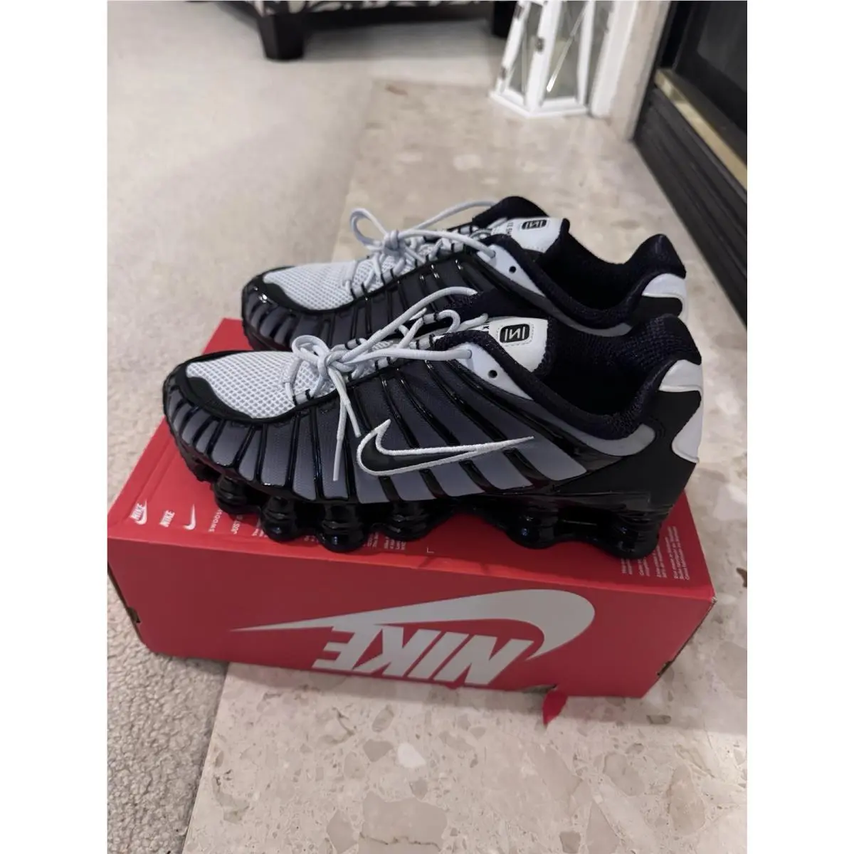 Nike shoes - Nike Shox - Shox - AV3595-017 - White 8