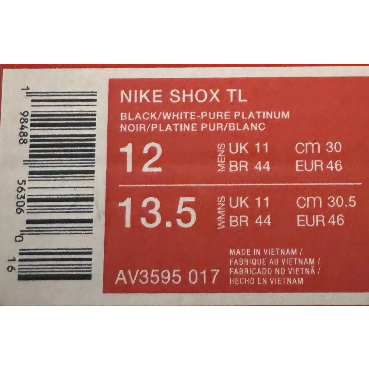 Nike shoes - Nike Shox - Shox - AV3595-017 - White 12