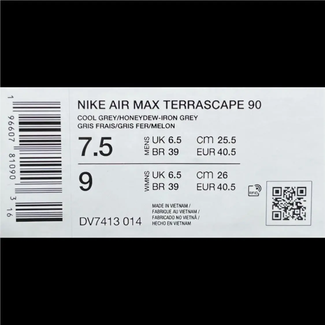 Nike shoes - Nike Air Max Terrascape 90 - DV7413-014 - Gray 9