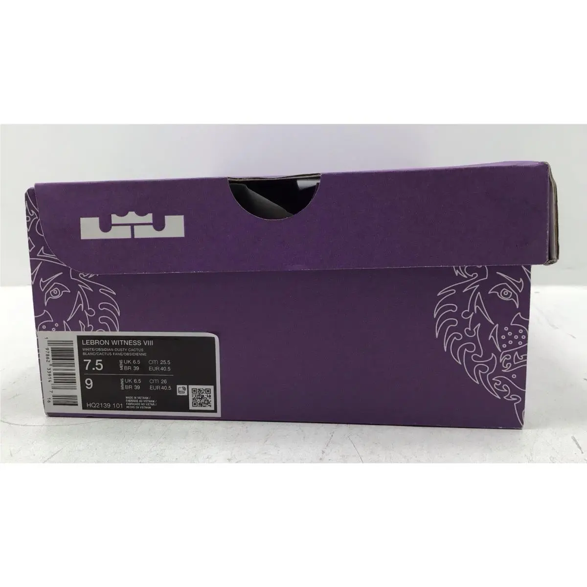 Nike shoes - Nike LeBron Witness 8 - LeBron Witness - HQ2139-101 - White (UPC: 197862339147) 8