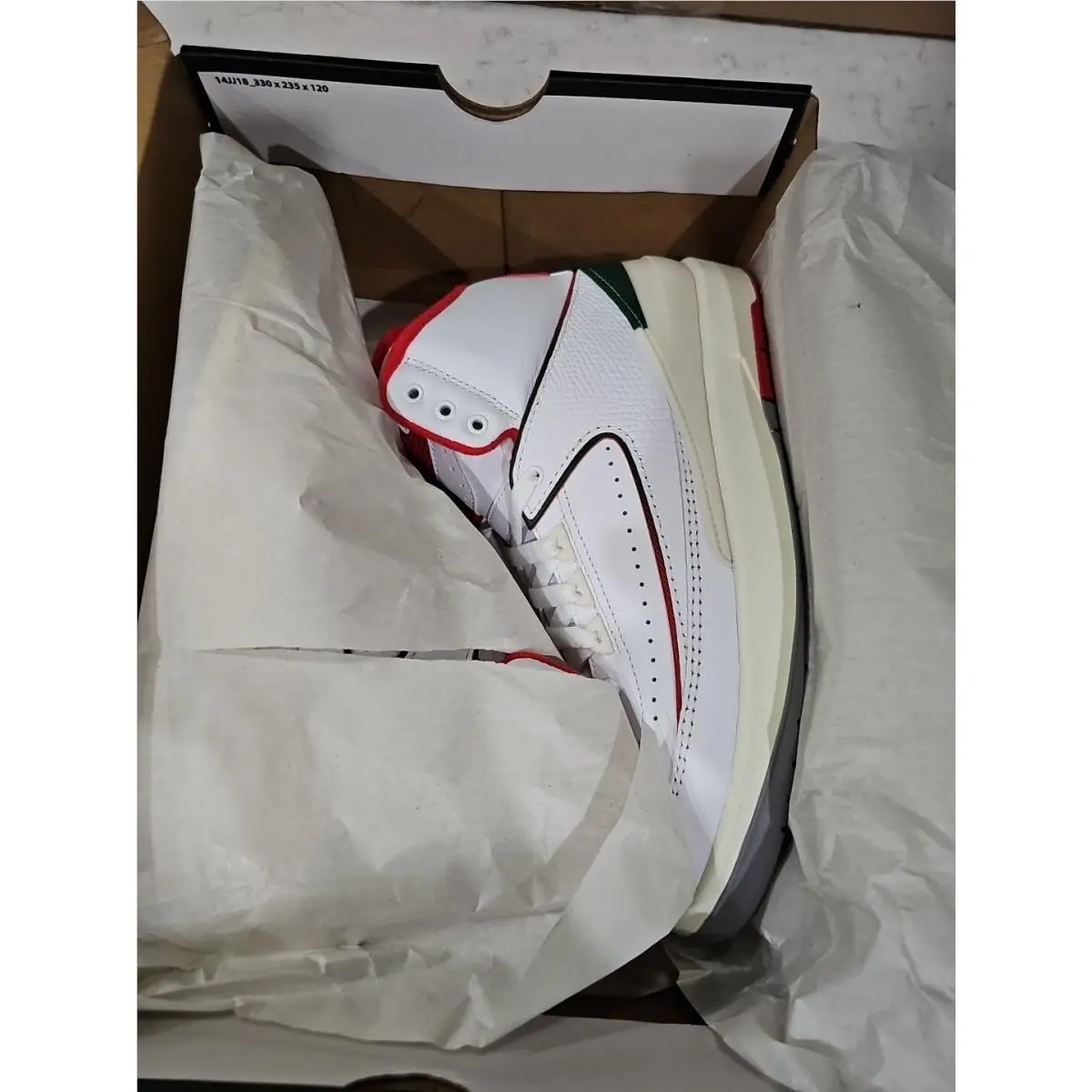 Air Jordan Retro 2 GS Italy Sneakers Size 7 Taly 2s