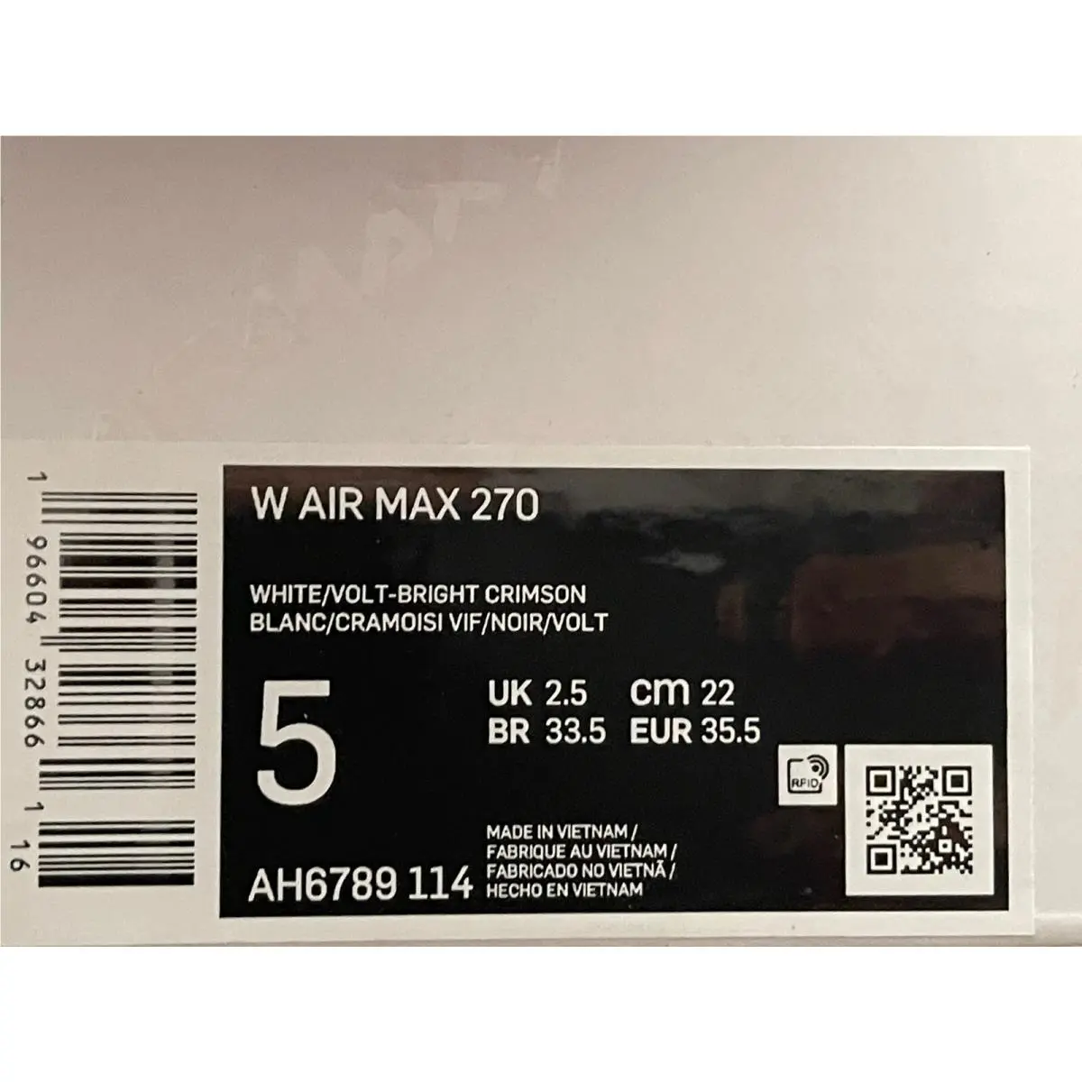 Nike shoes - Nike Air Max 270 - Air Max - AH6789-114 - White, Manufacturer: White (UPC: 0196604328661) 6