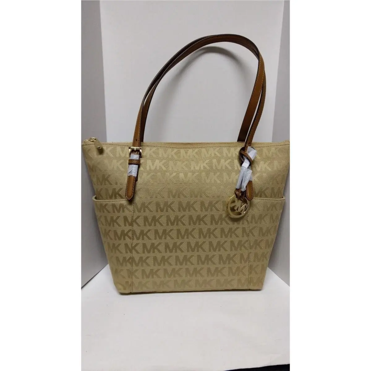 Michael Kors Jet Set East West Top Zip Tote Bag - Camel