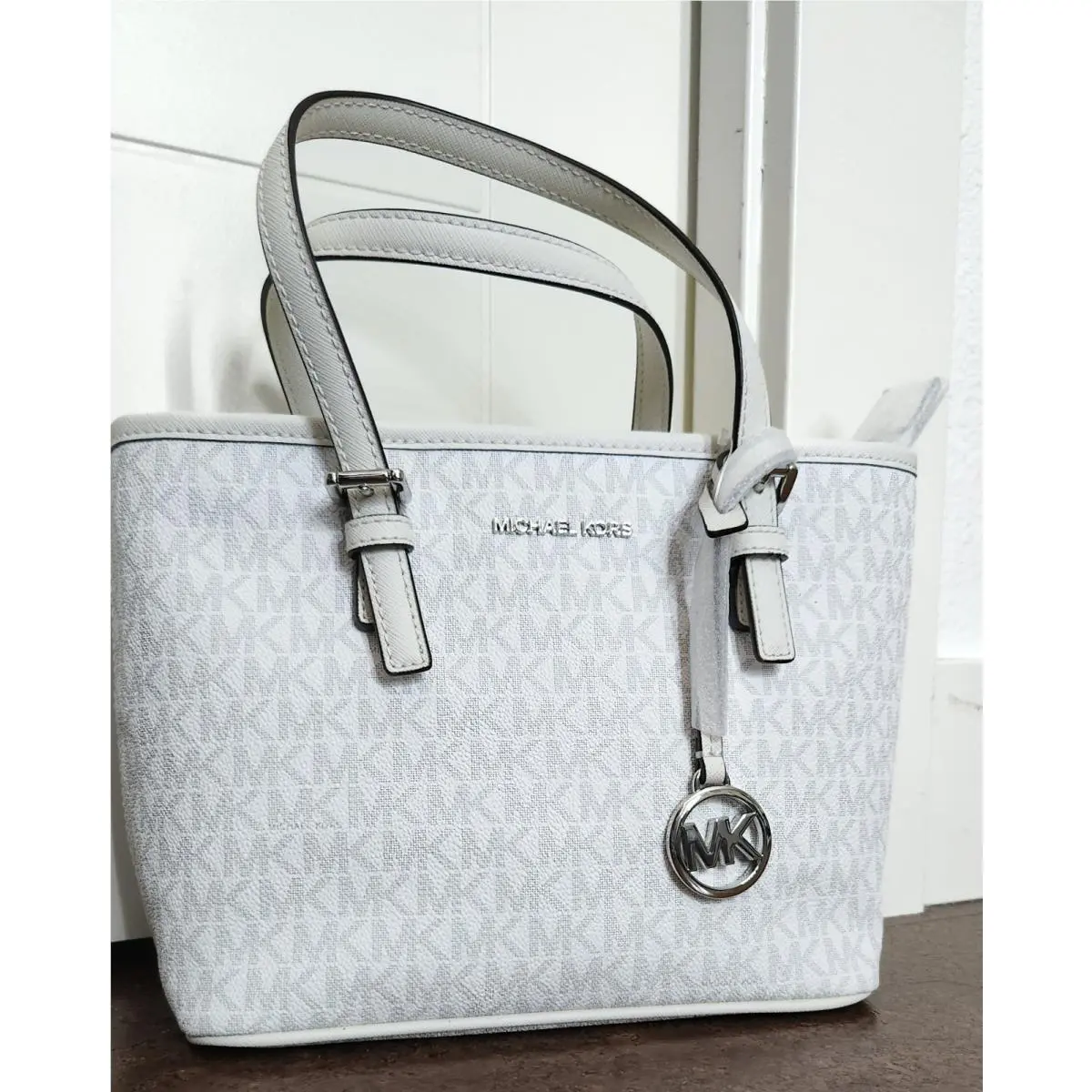 Michael Kors Jet Set Travel Extra-small Logo Top-zip Tote Bag
