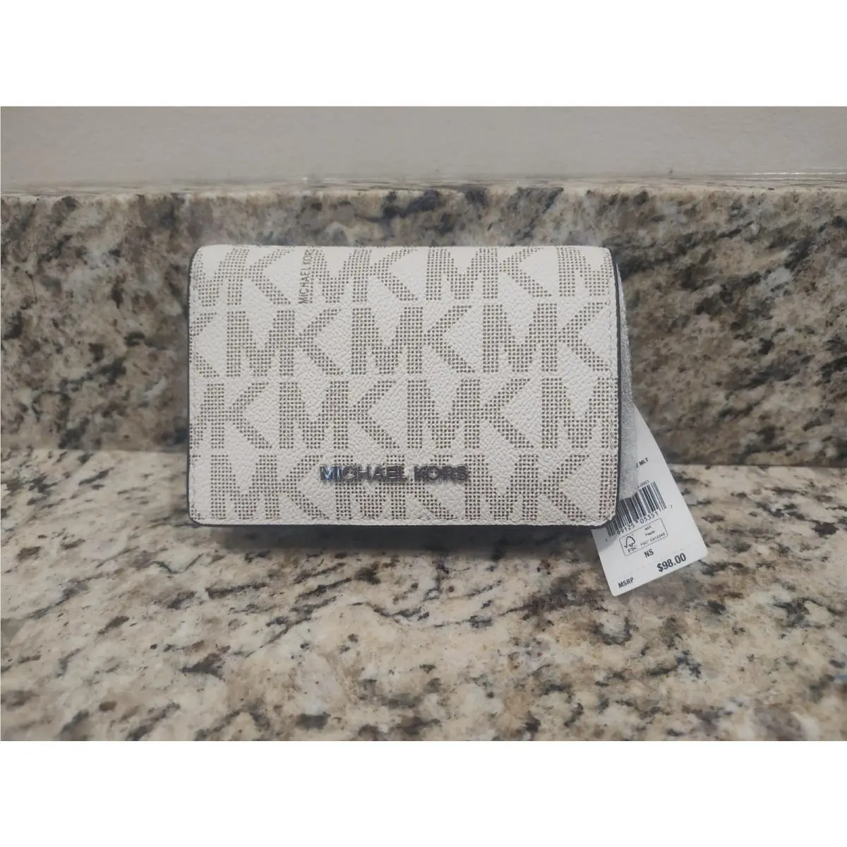 Michael Kors Jet Set Chambray Mlt MD Slim Wallet