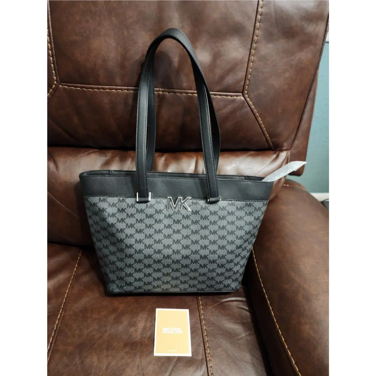 Michael Kors Florence Large Tote Black Shoulder Bag