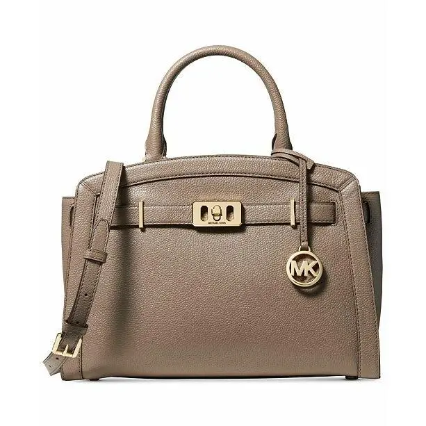 Kors X5304 Karson Pebble Leather Satchel