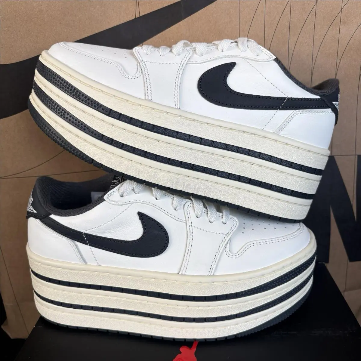 Nike shoes - Air Jordan 1 Triple Stack - HV8288-100 - Sail 0