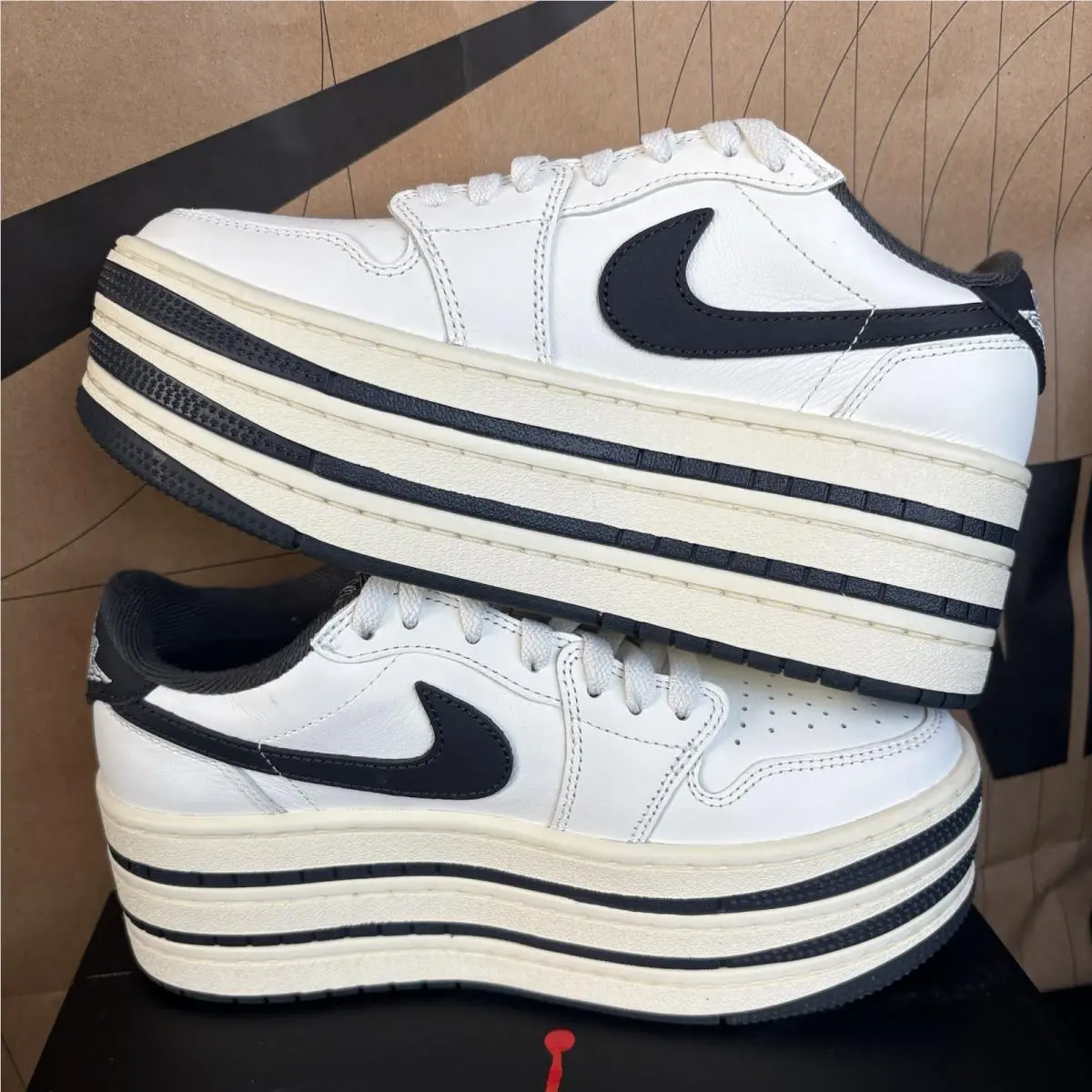 Nike shoes - Air Jordan 1 Triple Stack - HV8288-100 - Sail 1