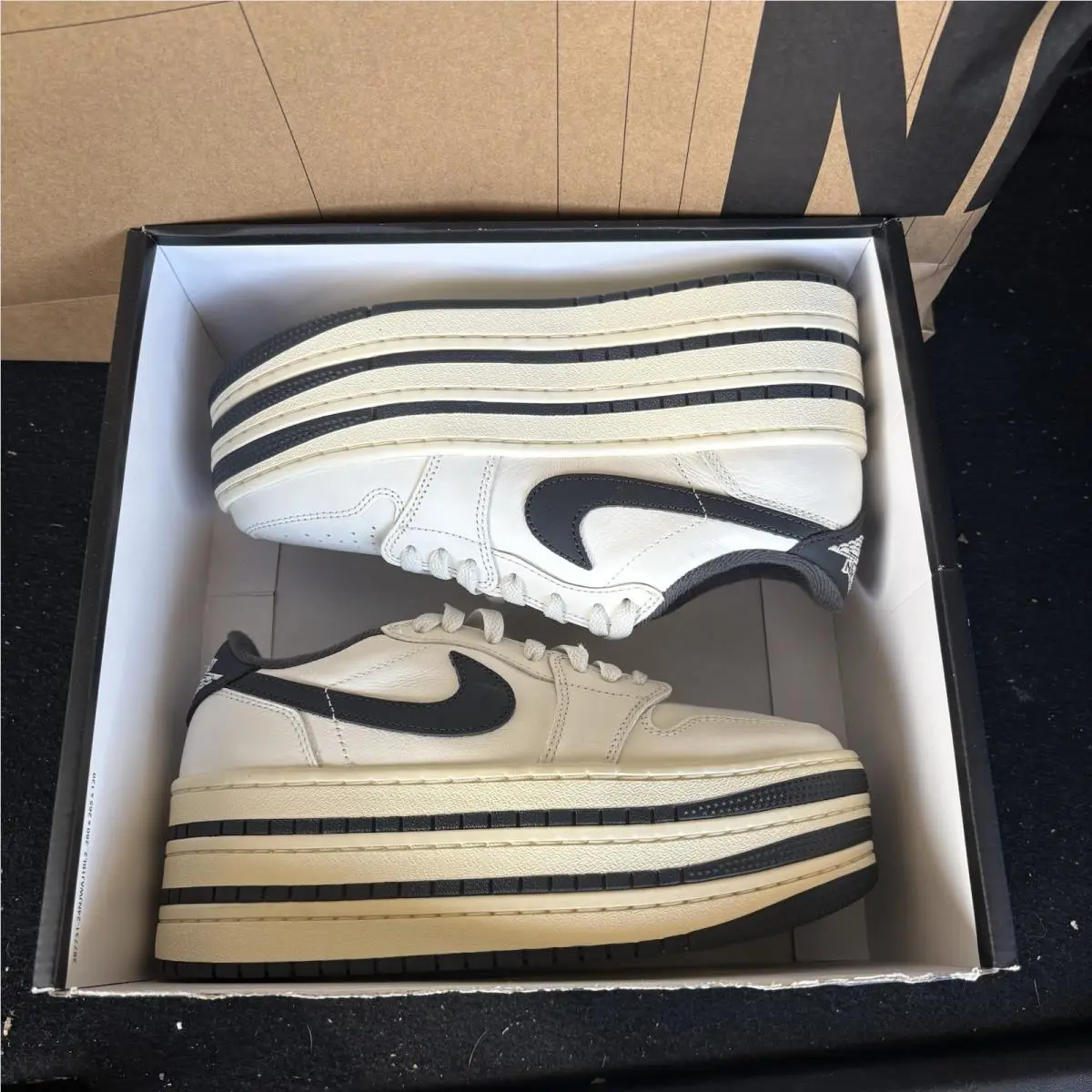 Nike shoes - Air Jordan 1 Triple Stack - HV8288-100 - Sail 5