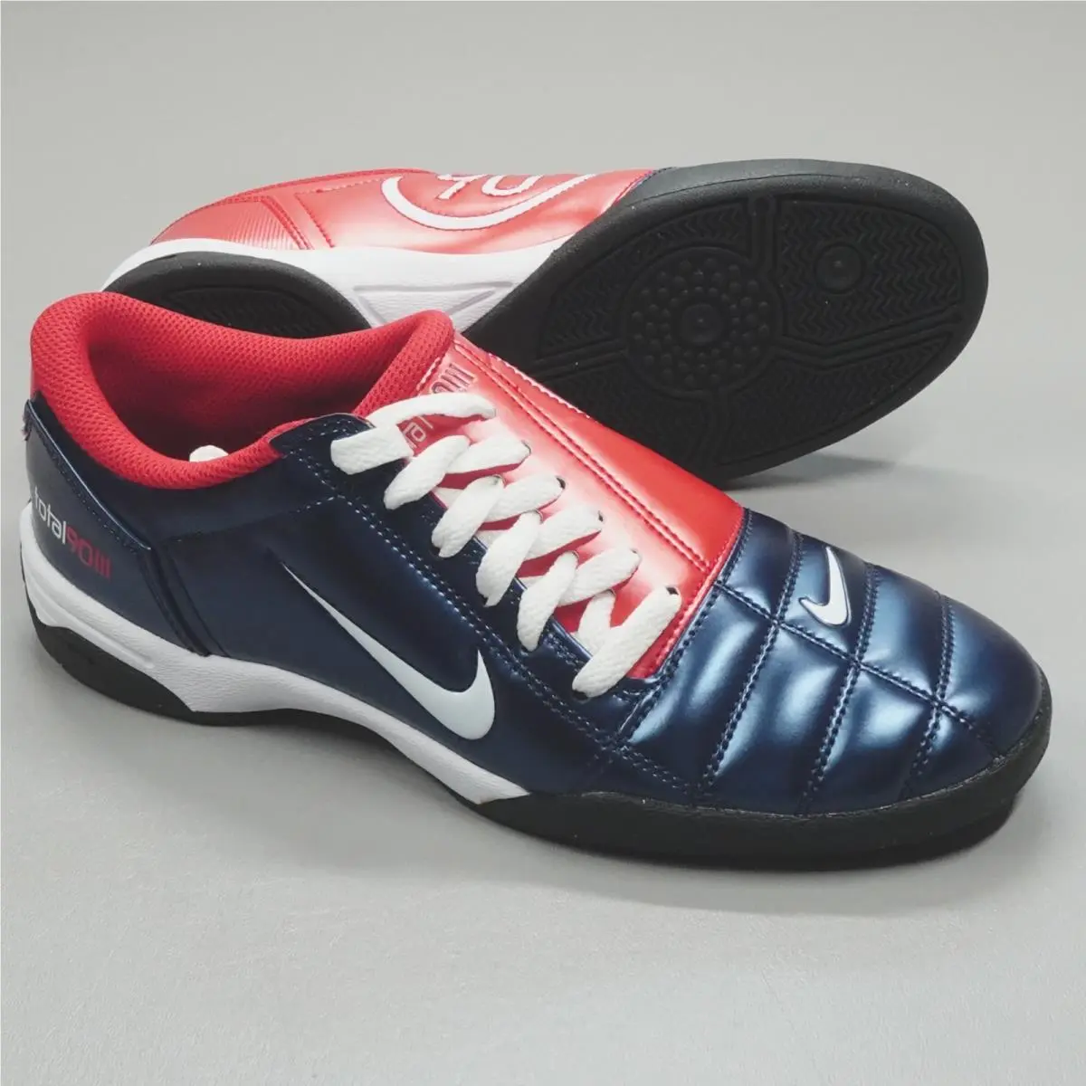 Nike Total 90 Men`s Size 8 / Women`s Size 9.5 Midnight Navy White Red II7631